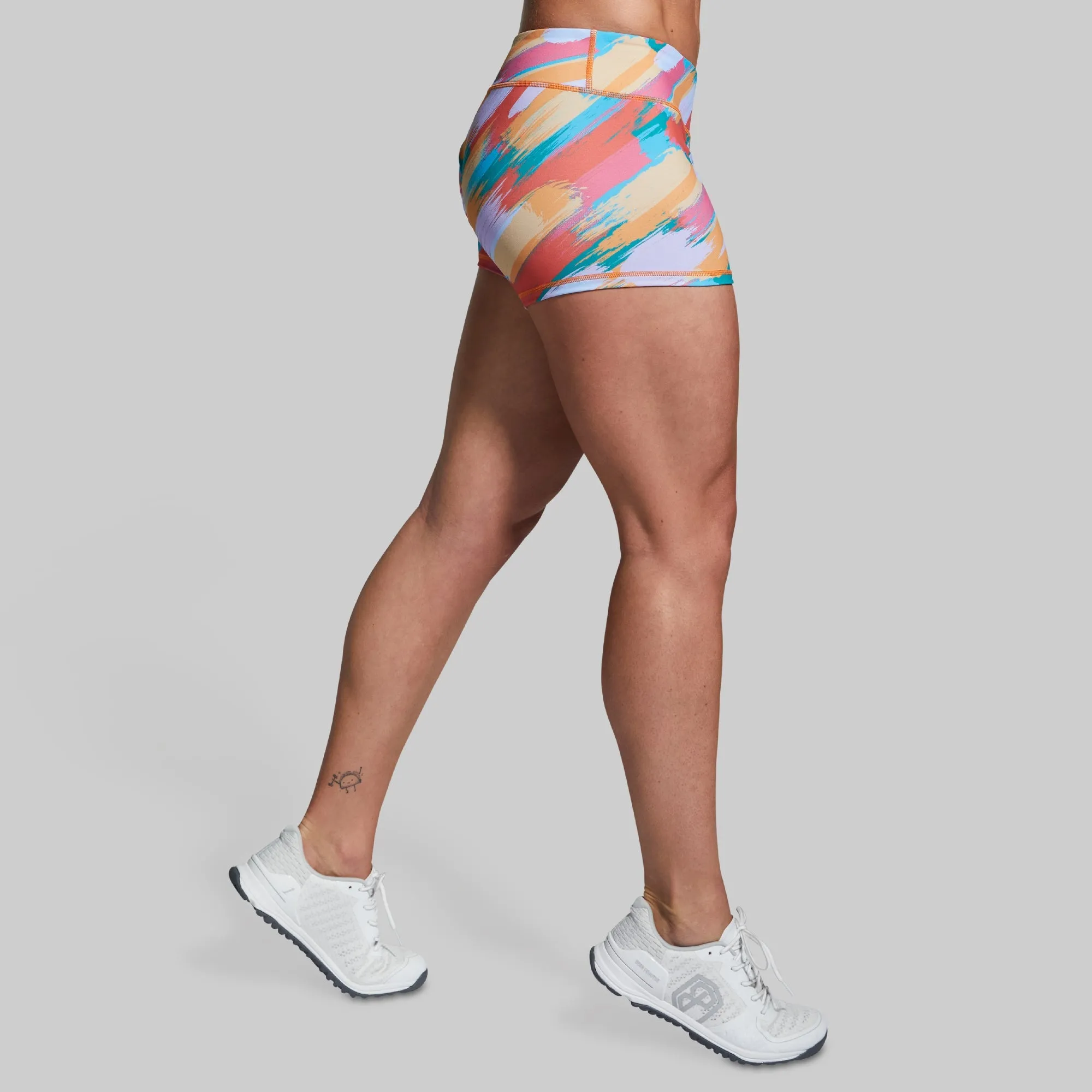 Double Take Booty Short (Brushstroke)