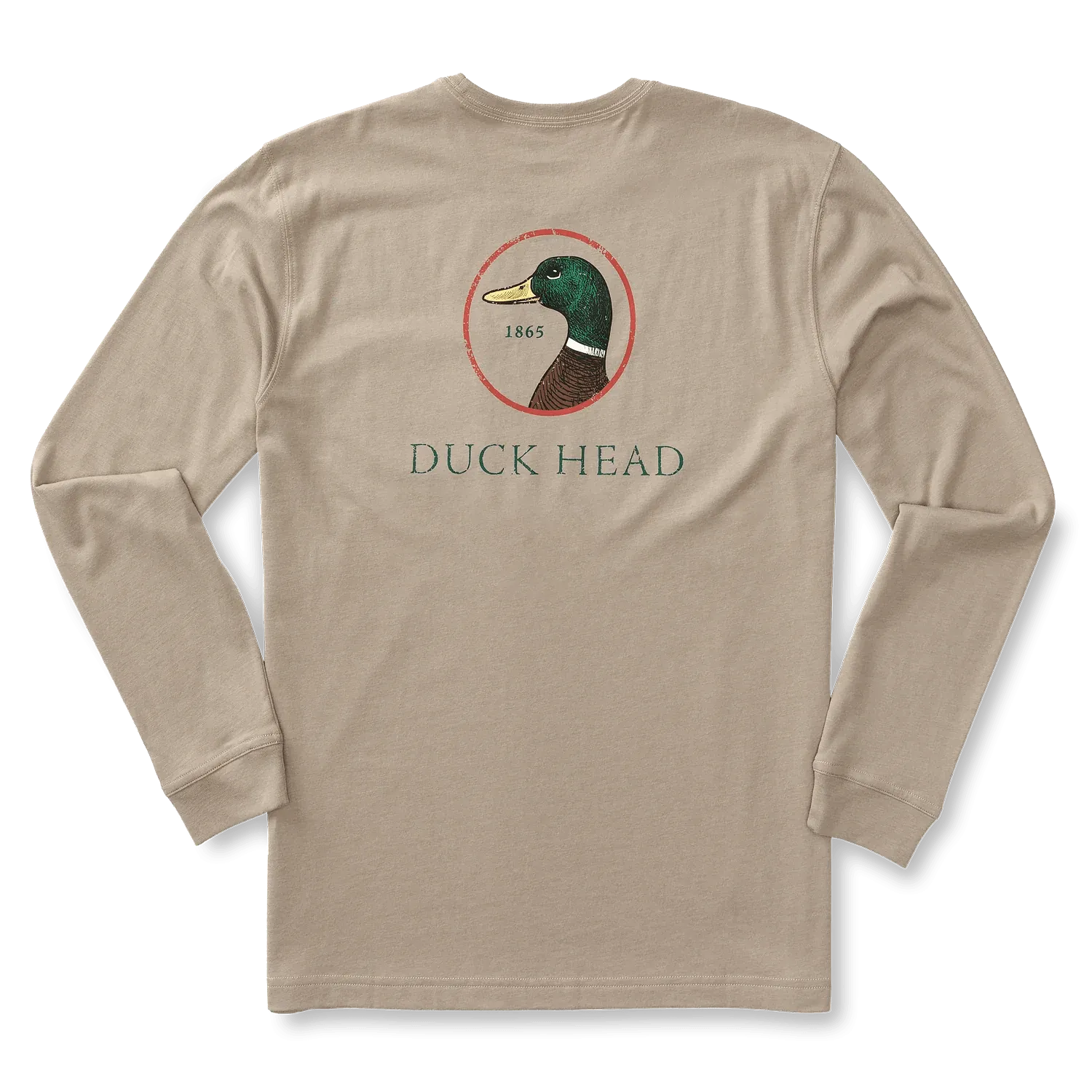 Duck Head Logo Long Sleeve T-Shirt