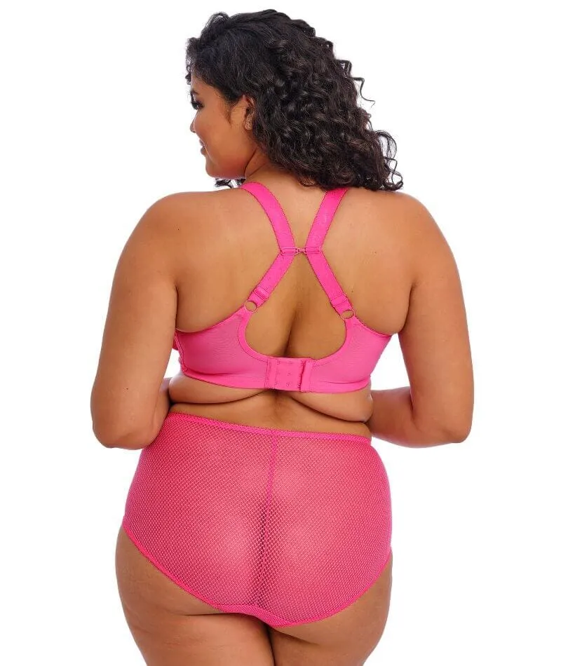 Elomi Charley Underwire Stretch Plunge Bra - Pink