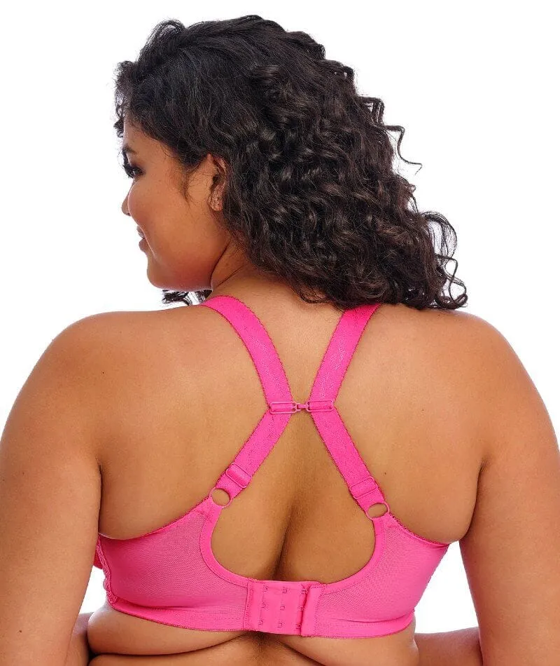 Elomi Charley Underwire Stretch Plunge Bra - Pink