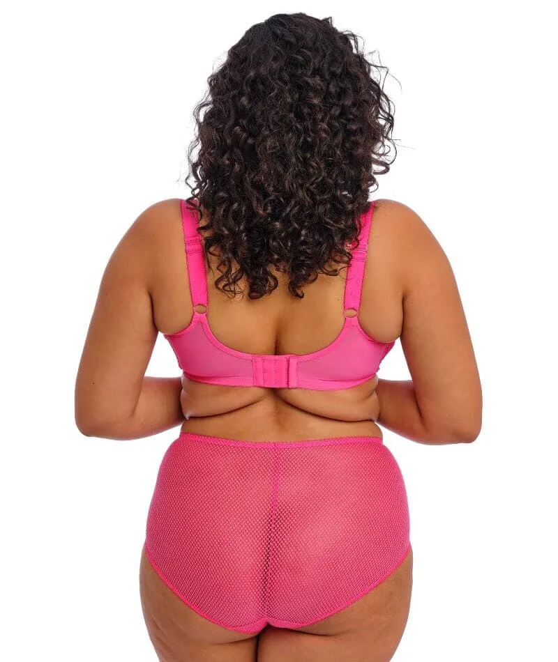 Elomi Charley Underwire Stretch Plunge Bra - Pink