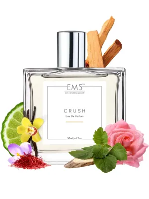 EM5™ Crush Unisex Perfume EDP Spray | Woody Amber Warm Spicy | for Men & Women | Luxury Gift for Him / Her | Variants Available: 50 ml Spray / 15 ml Spray