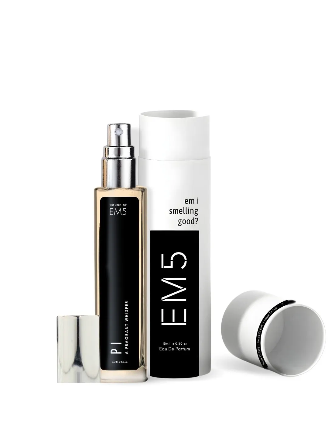 EM5™ Pi π Perfume for Men | Eau de Parfum Spray | Sweet Aromatic Warm Spicy Fragrance Accords | Luxury Gift for Him | Sizes Available: 50 ml / 15 ml