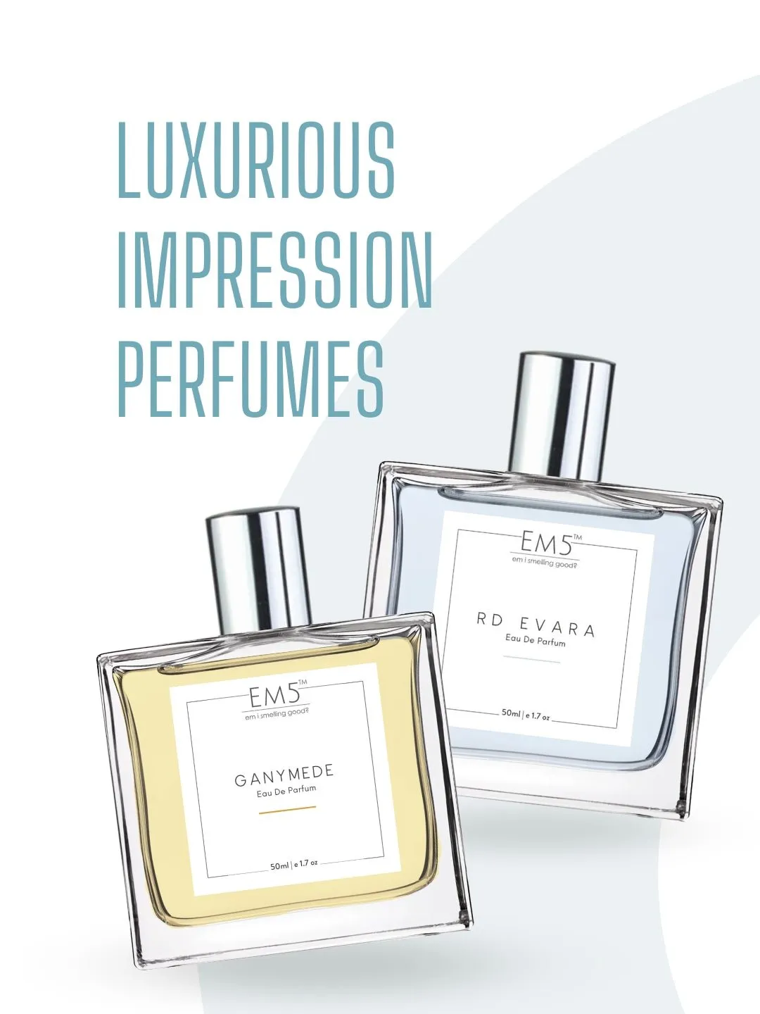 EM5™ Quad Perfume for Men | Eau De Parfum Spray | Tobacco Vanilla Woody Cinnamon Fragrance Accords| Luxury Gift for Him | Sizes Available: 50 ml / 15ml