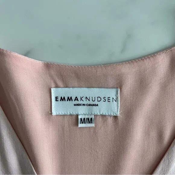 Emma Knudsen x Jillian Harris Collab Annie Babydoll linen mini dress Sz Medium