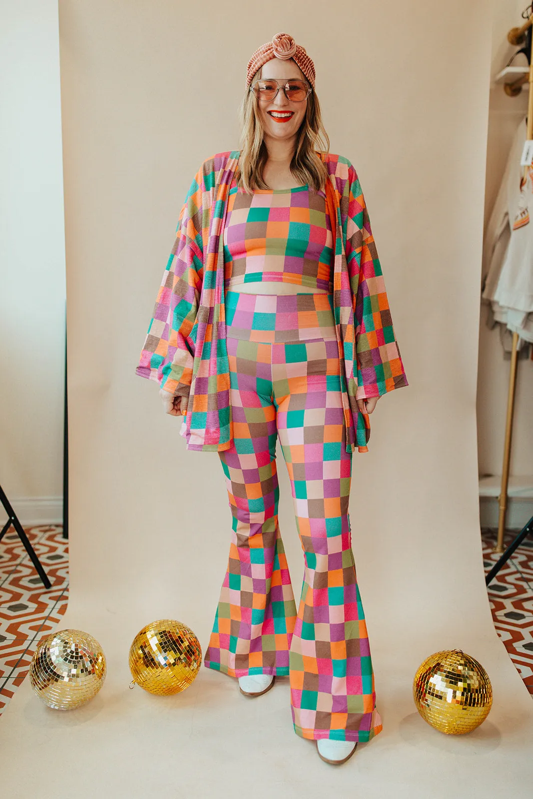 estelle pant in moody rainbow plaid