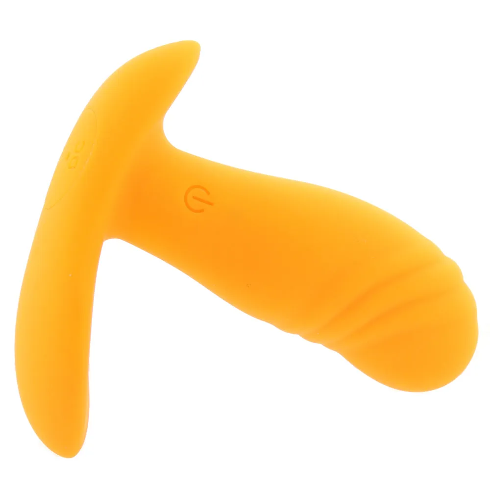 Evolved Creamsicle Rechargeable Remote-Controlled Silicone G-Spot and Prostate Massager Orange