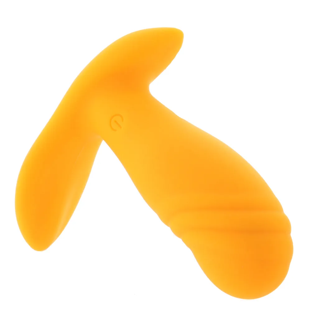 Evolved Creamsicle Rechargeable Remote-Controlled Silicone G-Spot and Prostate Massager Orange