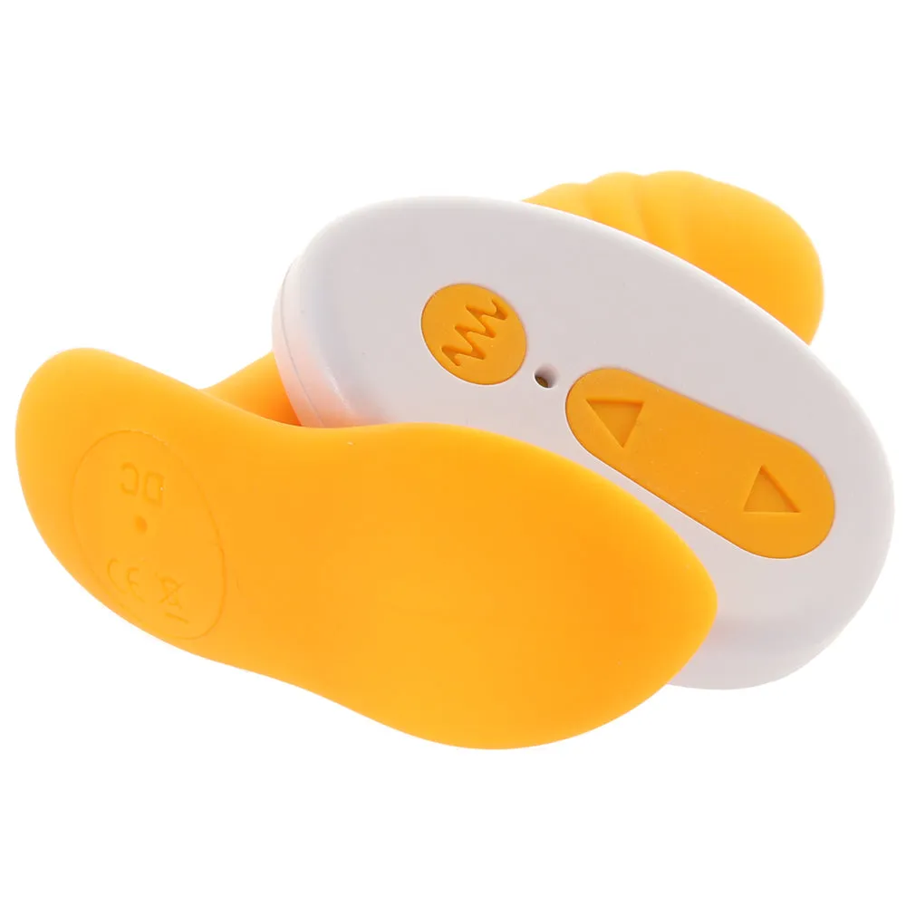 Evolved Creamsicle Rechargeable Remote-Controlled Silicone G-Spot and Prostate Massager Orange