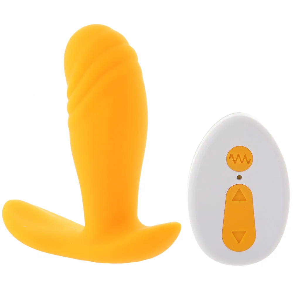 Evolved Creamsicle Rechargeable Remote-Controlled Silicone G-Spot and Prostate Massager Orange