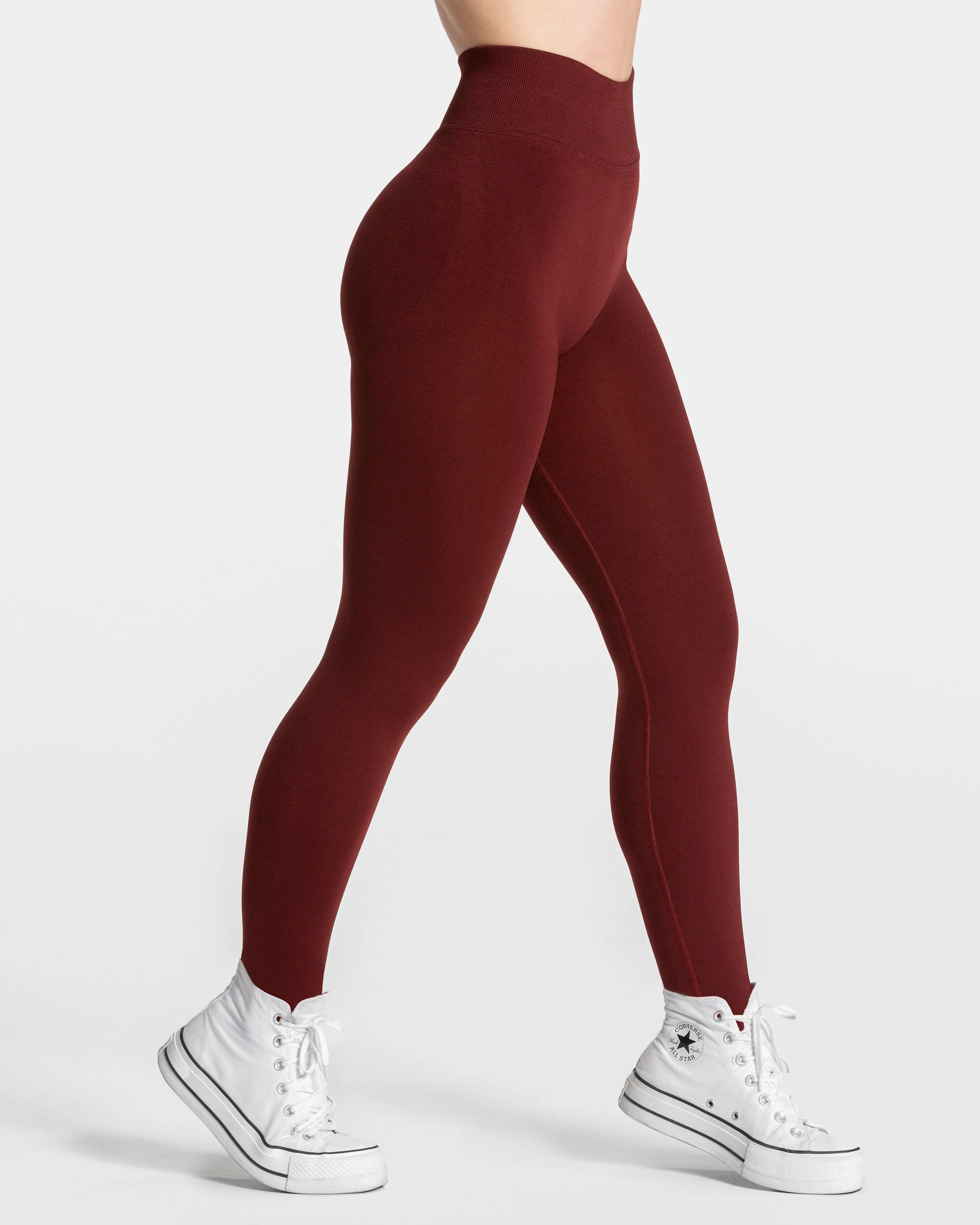 Femme Sculpt Scrunch Leggings "Weinrot"
