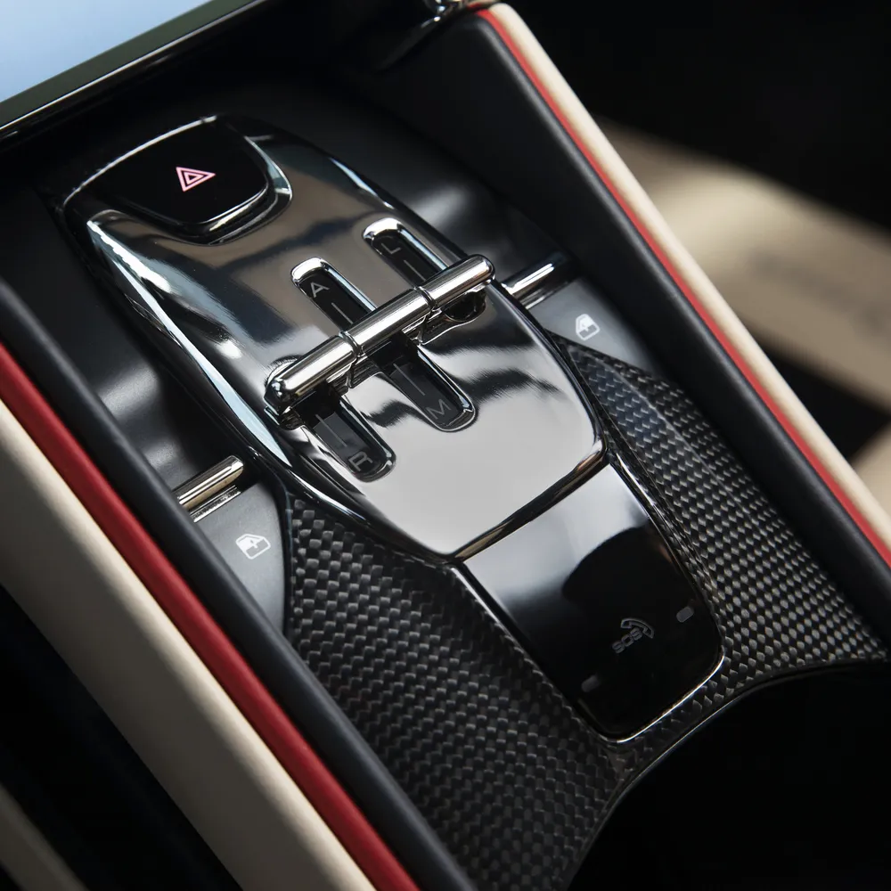 Ferrari Roma Carbon Fiber Center Tunnel Console