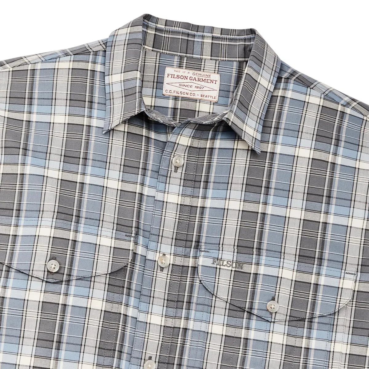 Filson 20277947 Men's Twin Lakes Short Sleeve Sport Shirt - Discontinued Colors