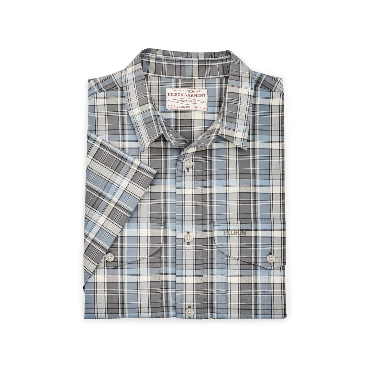 Filson 20277947 Men's Twin Lakes Short Sleeve Sport Shirt - Discontinued Colors