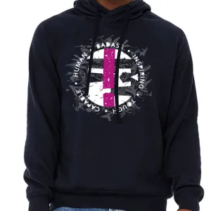 Fit Bitch - Unisex - Crossover Hoodie - Badass