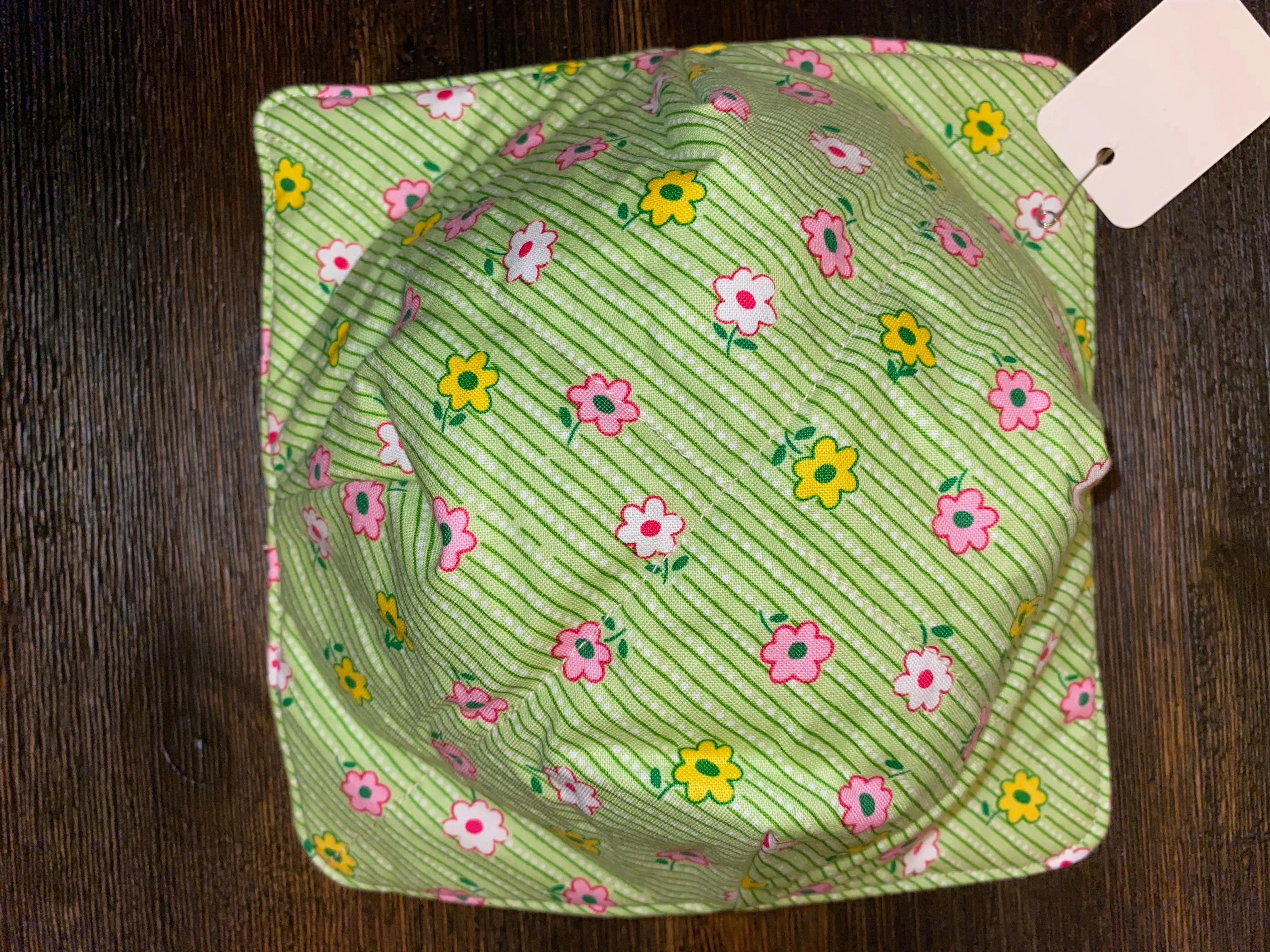 Flowers Green/Pink Medium Bowl Cozy - Assort Liners