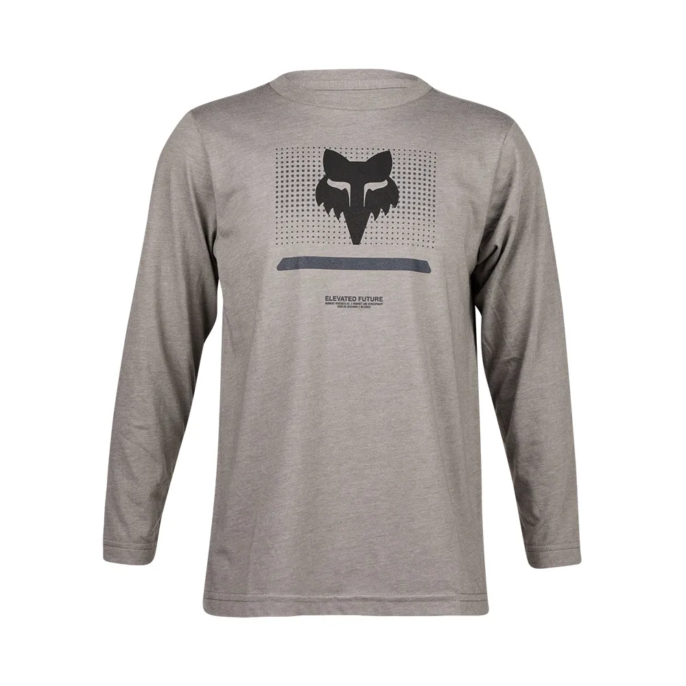 Fox Youth Optical Ls Tee - Heather Graphite