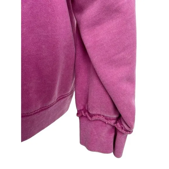 Free People Movement Pink Oversized Cozy Crew Neck Sweater