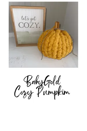 Gold Baby Cozy Pumpkin