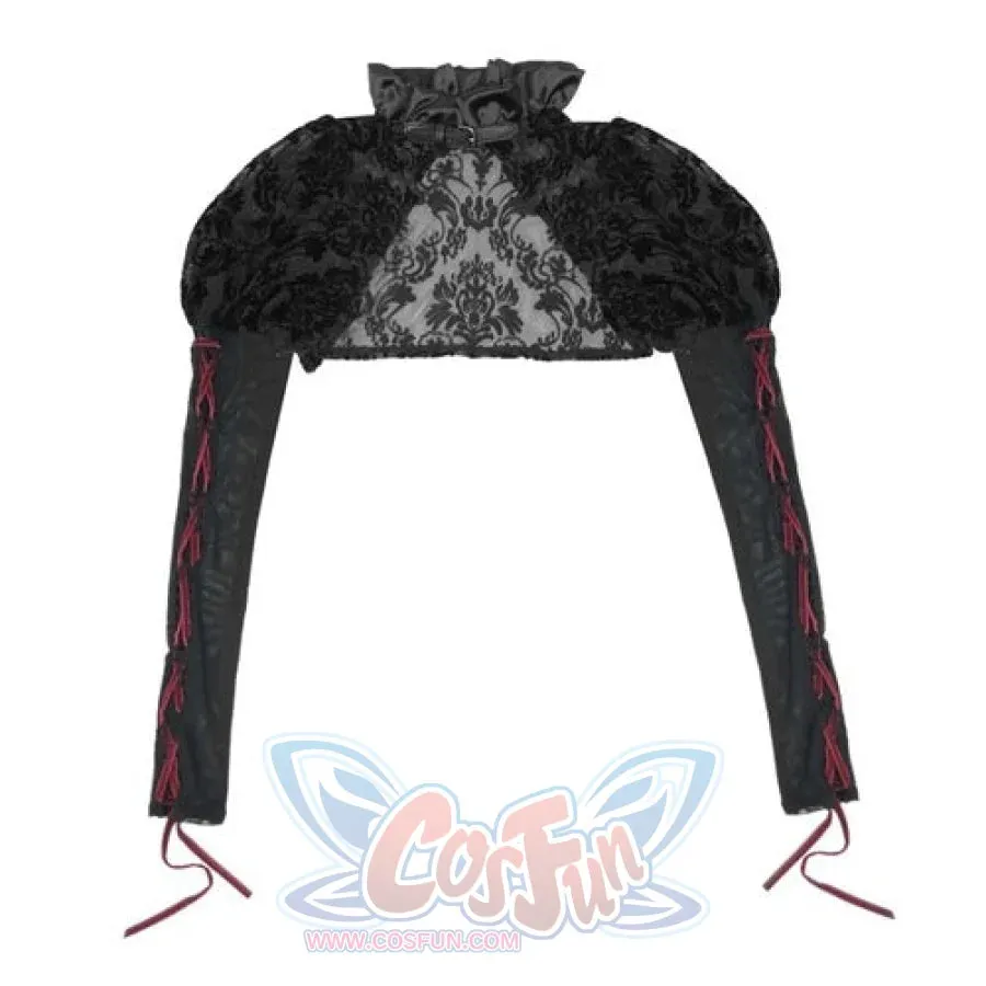 Gothic Diablo Fishbone Lacing Birdcage Corset Set S22983