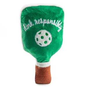 Green Checker Pickleball Paddle Dog Toy