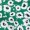 Green Floral Print Milkmaid Neckline Dress