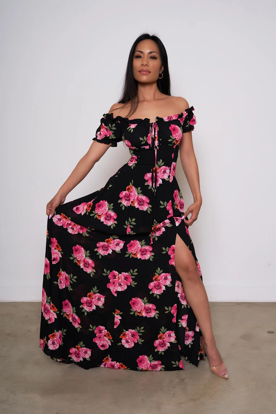 Hibiscus Maxi Dress