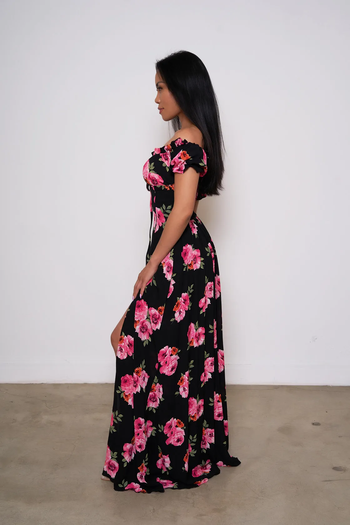 Hibiscus Maxi Dress