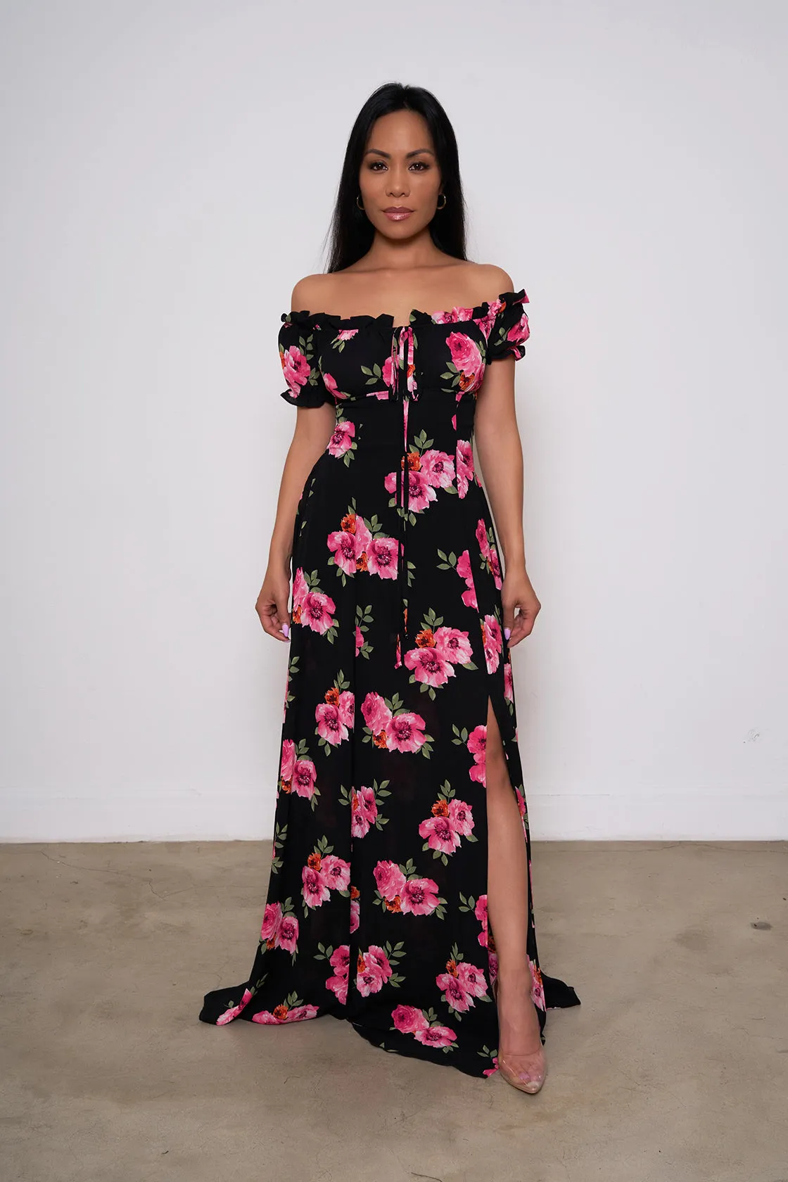 Hibiscus Maxi Dress