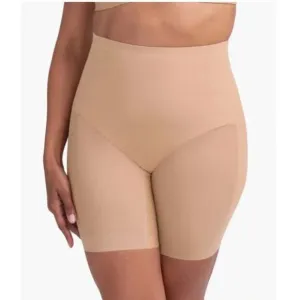 Honeylove SuperPower Shorts Women M Compression Tan Neutral Tummy Thigh Control