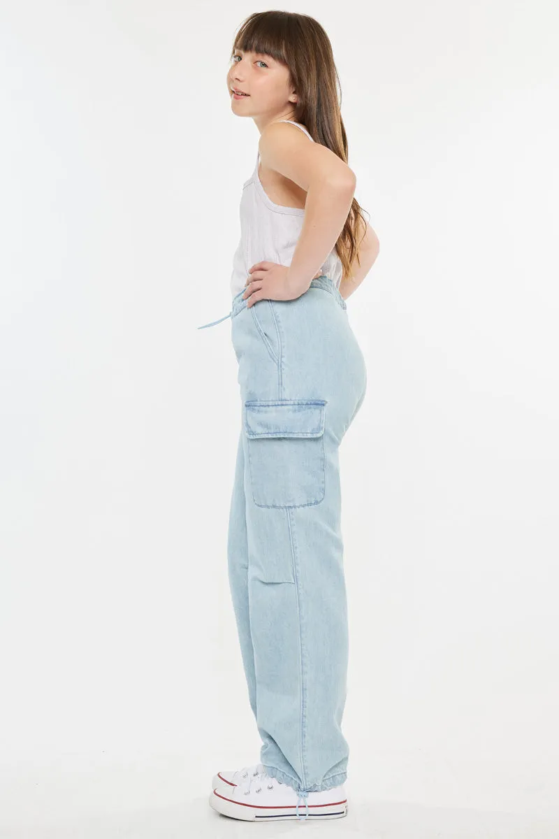 Inez High Rise Kids Relaxed Cargo Pants