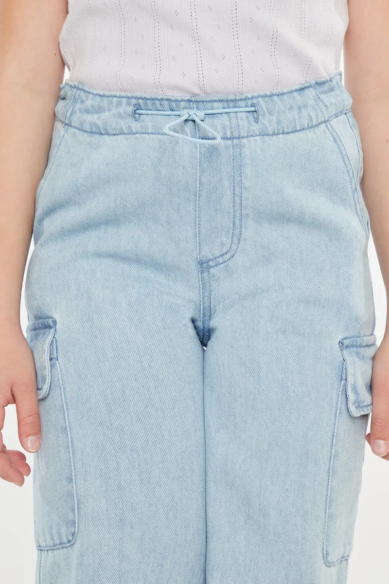 Inez High Rise Kids Relaxed Cargo Pants