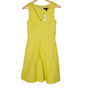 J. Crew Fit &amp; Flare Dress 00 Sleeveless V-Neck Cotton Summer Cottagecore Preppy