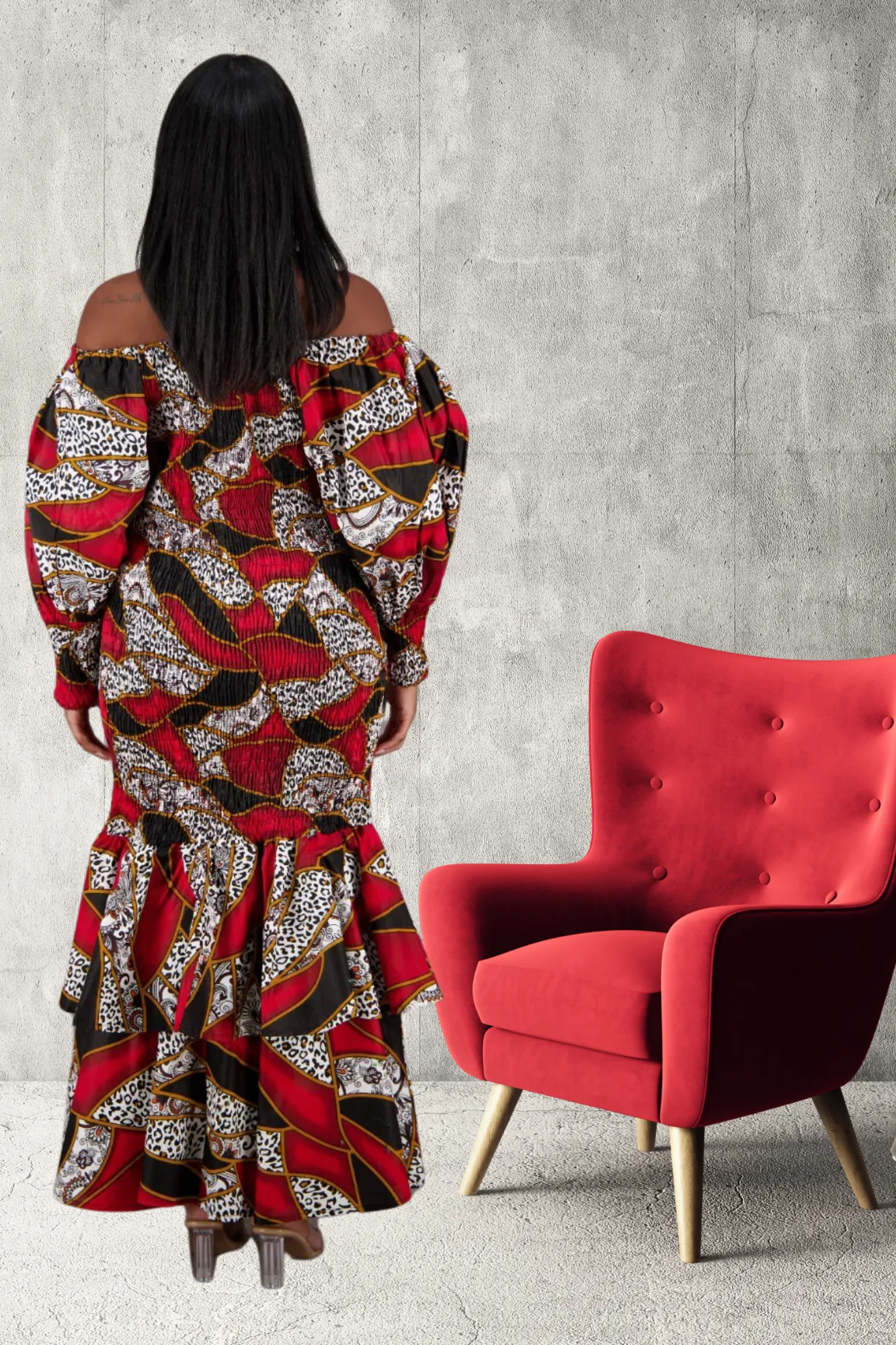 Jameela Fire Dress