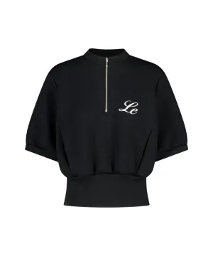 LE SONNET Soft Lovely Sporty Top - Black