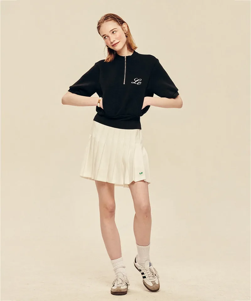 LE SONNET Soft Lovely Sporty Top - Black