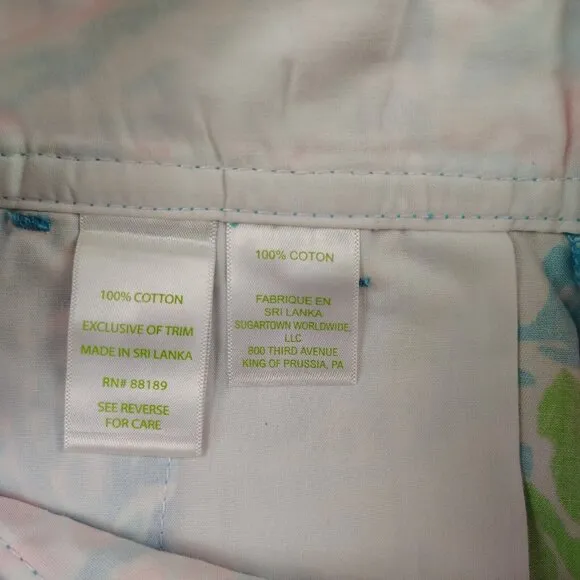 Lilly Pulitzer Lets Cha Cha Callahan Shorts Sz 0