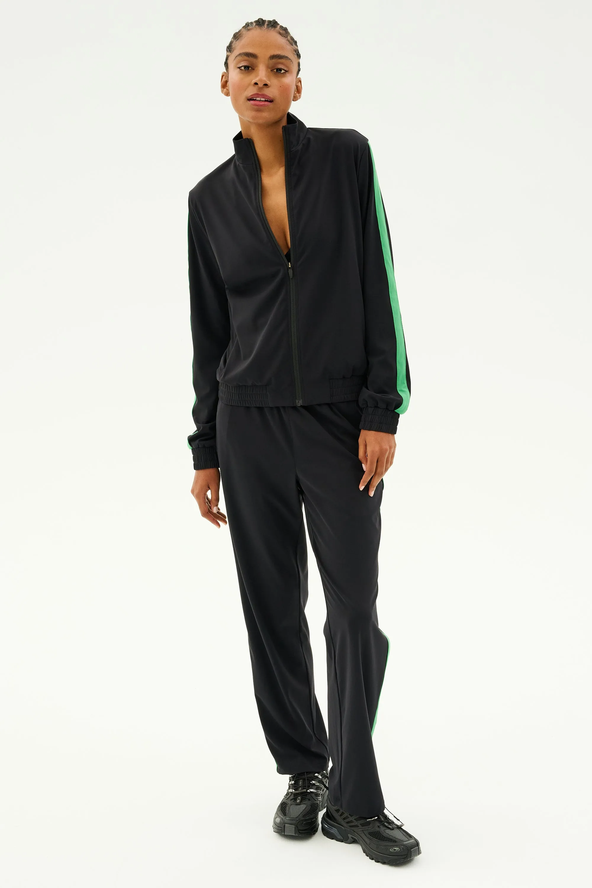 Max Rigor Track Pant - Black/Grass