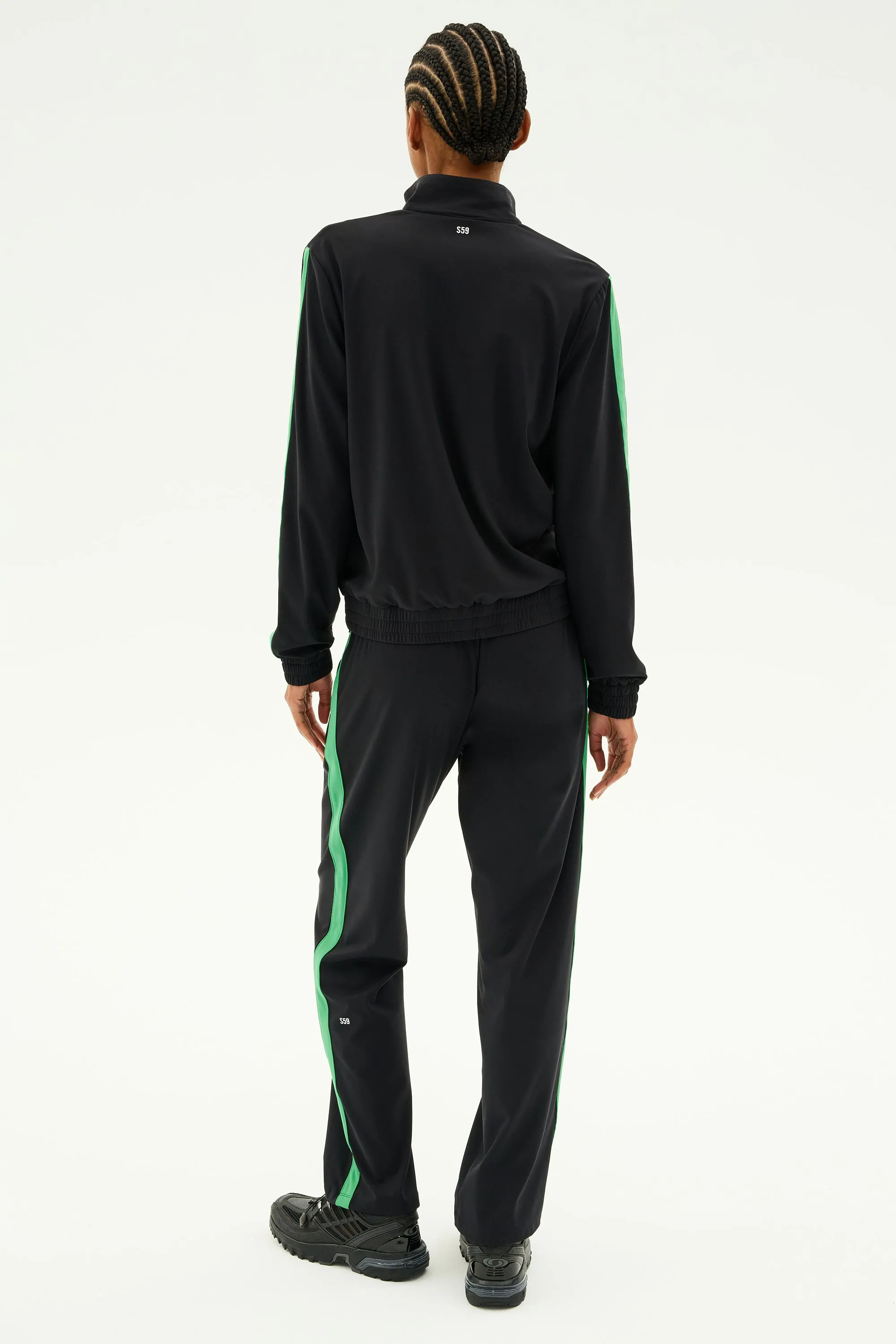Max Rigor Track Pant - Black/Grass