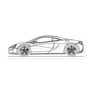 McLaren 570S Outline Sticker