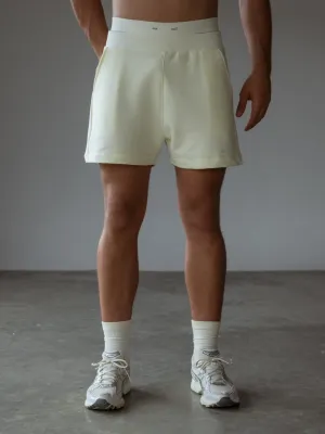 MEN POLO SPORTY SHORT - SOFT WHITE