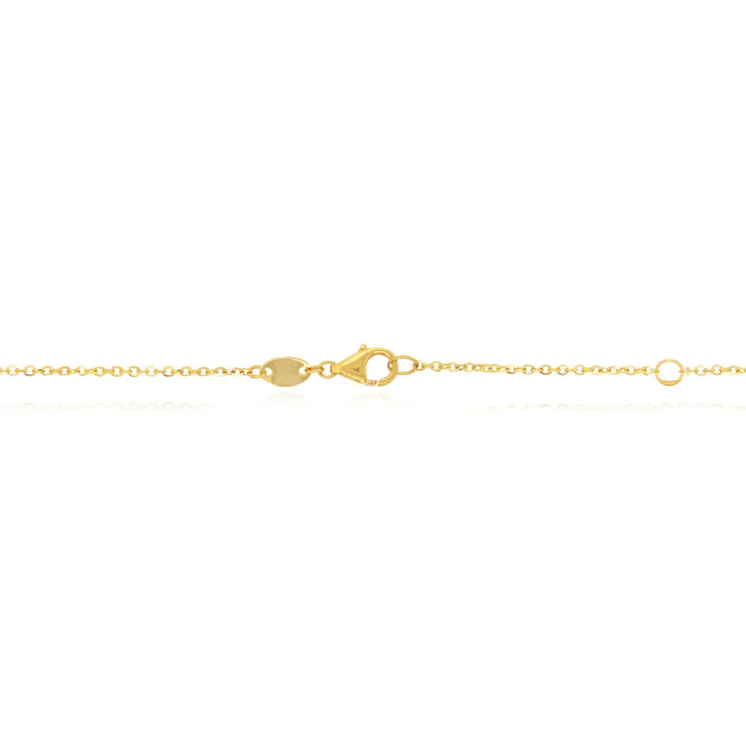 Mini Turquoise Clover Necklace