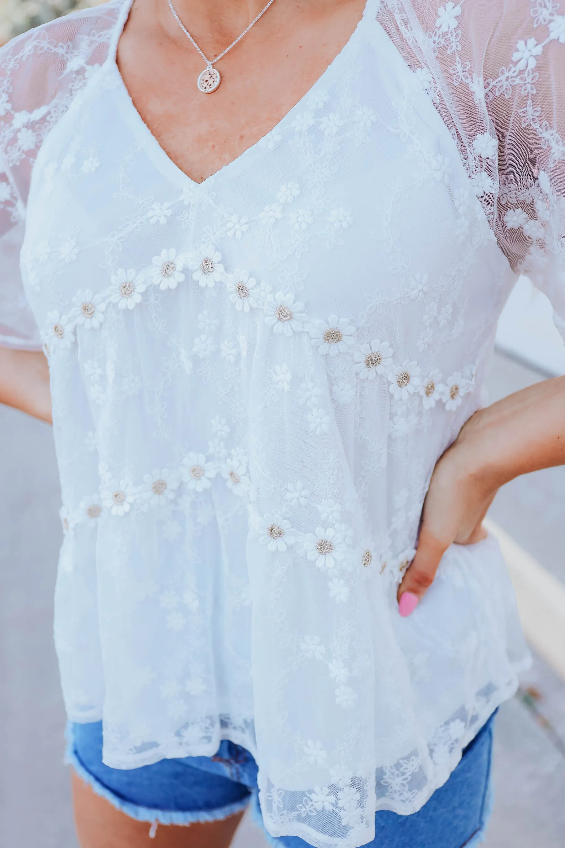 Miss Daisy Floral Blouse