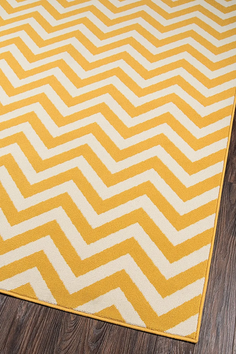 Momeni Rugs Baja Collection Contemporary Indoor Outdoor Area Rug, 5'3"x7'6", Yellow, Made In Egypt! Retails $220 W/Tax!