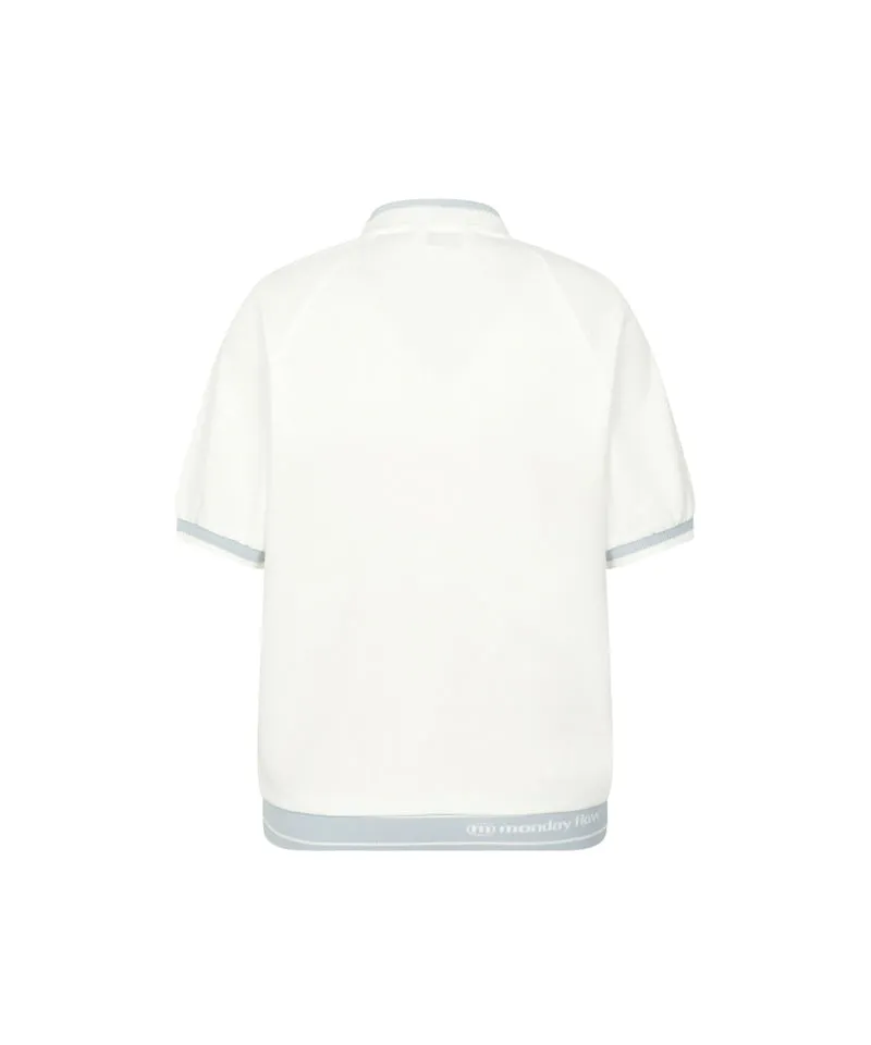 Monday Flow Light Comfy Round Top - White