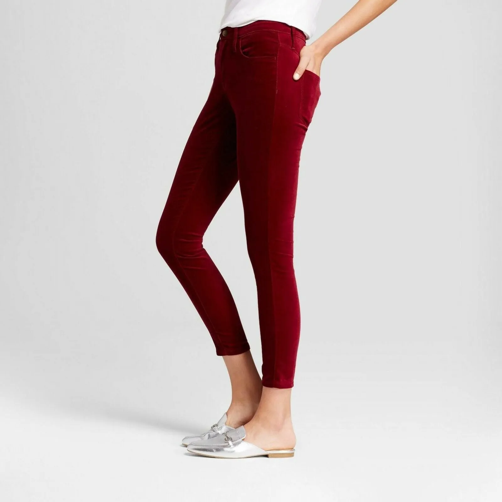 Mossimo Women's High Rise Skinny Velveteen Jeans
