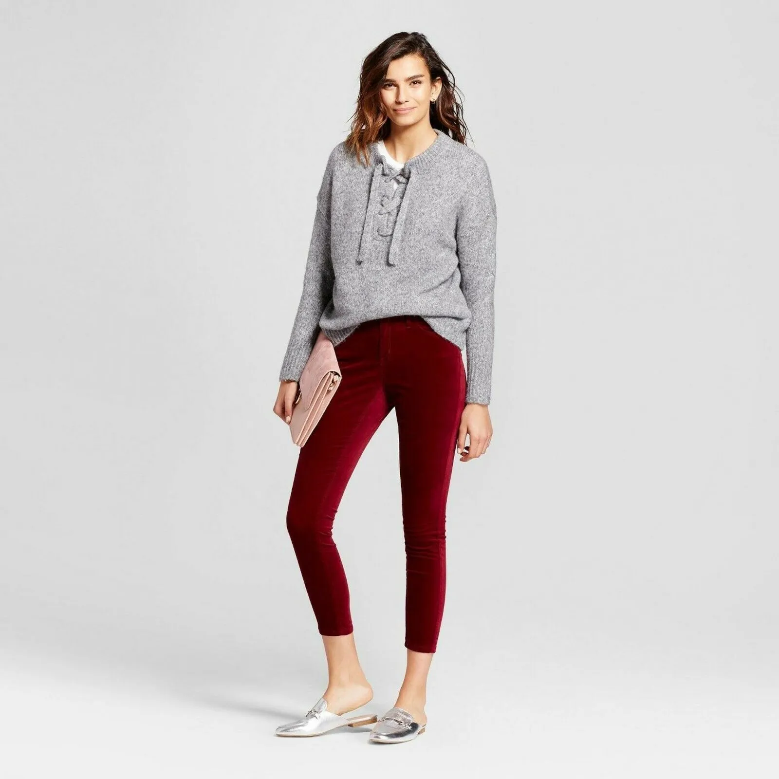 Mossimo Women's High Rise Skinny Velveteen Jeans