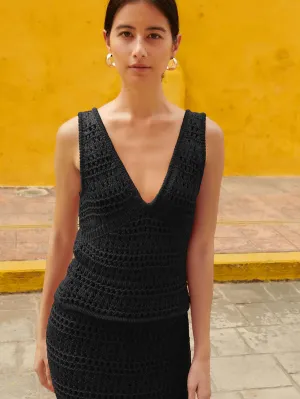 Nation LTD Adriana Crochet Tank FINAL SALE