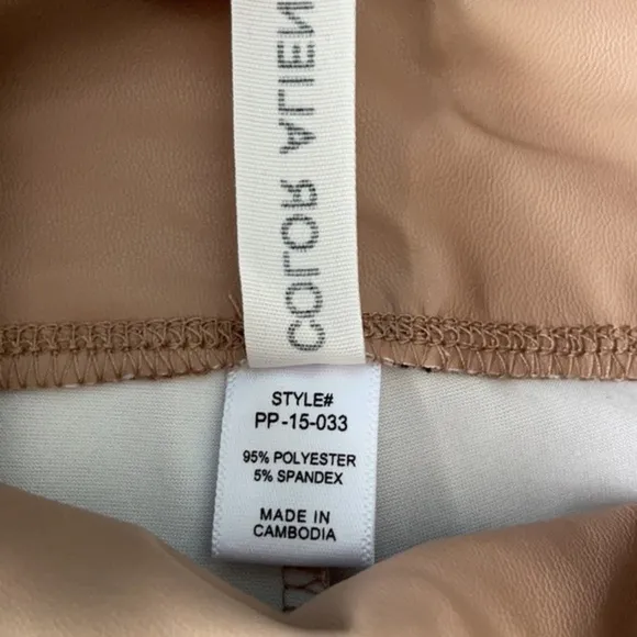 NEW Color Alien Tan Crop Tank and Bike Shorts Set US M
