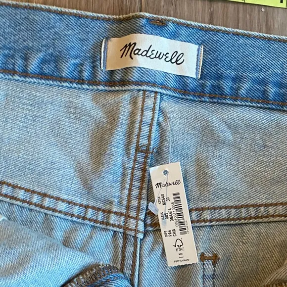 NWT Madewell Relaxed Denim Shorts